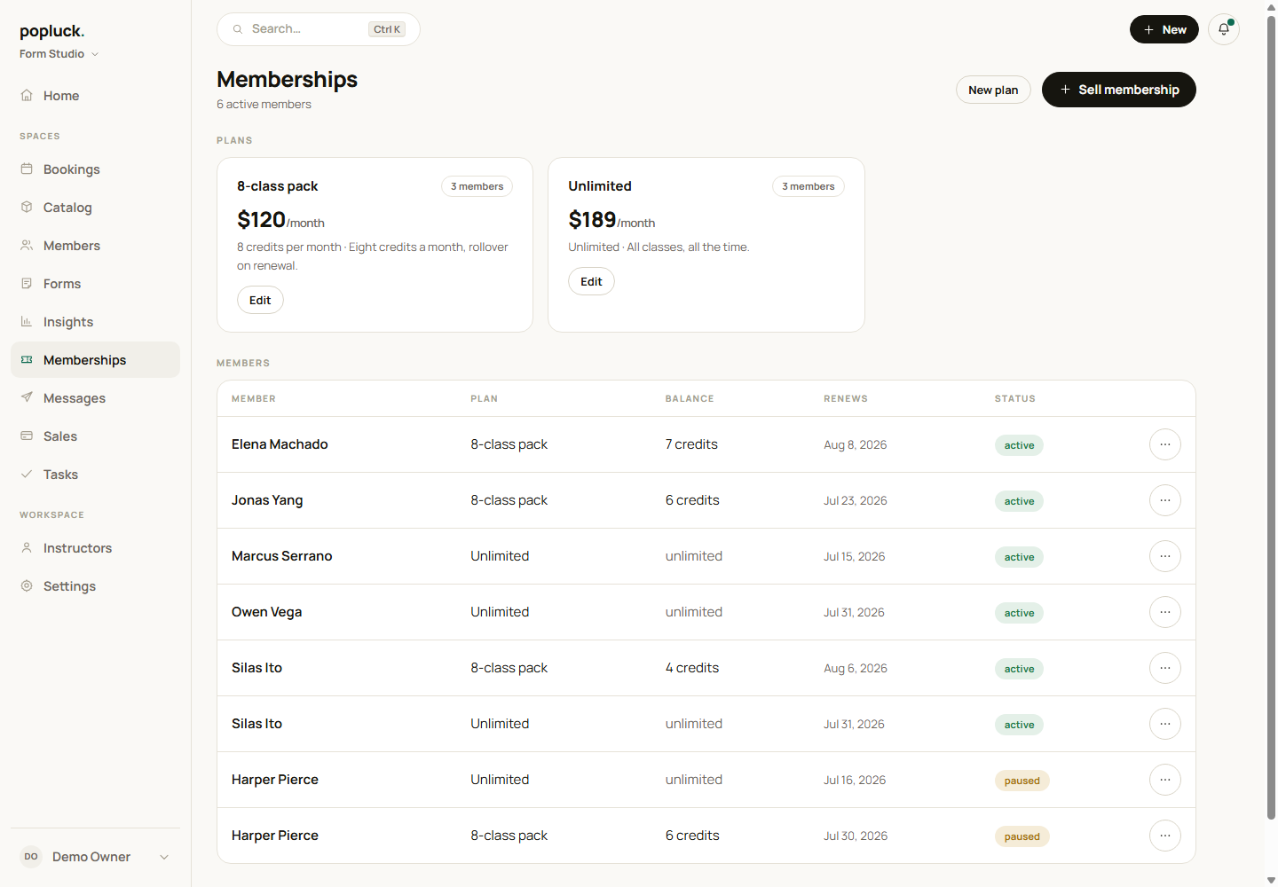Popluck running for Form Studio